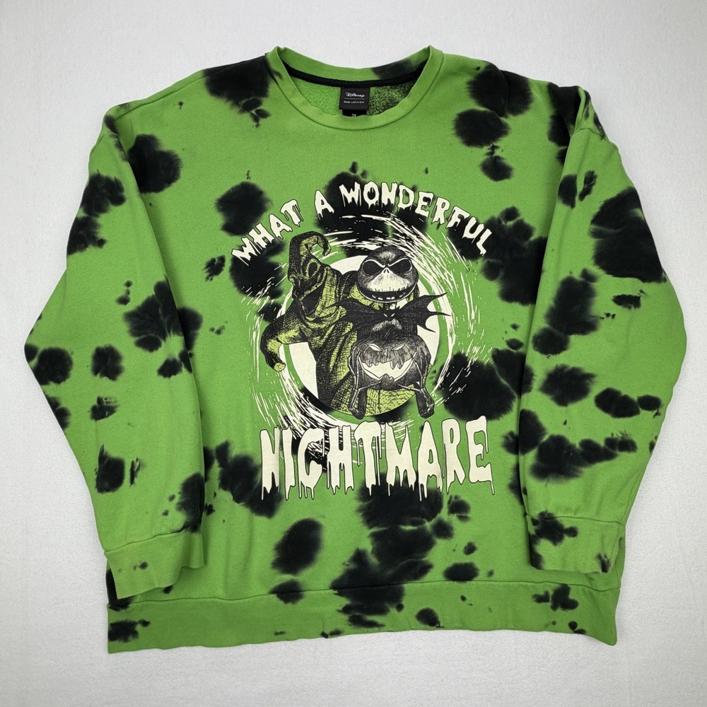 Disney x Hot Topic Our Universe Nightmare Before Christmas Sweatshirt Mens 2XL